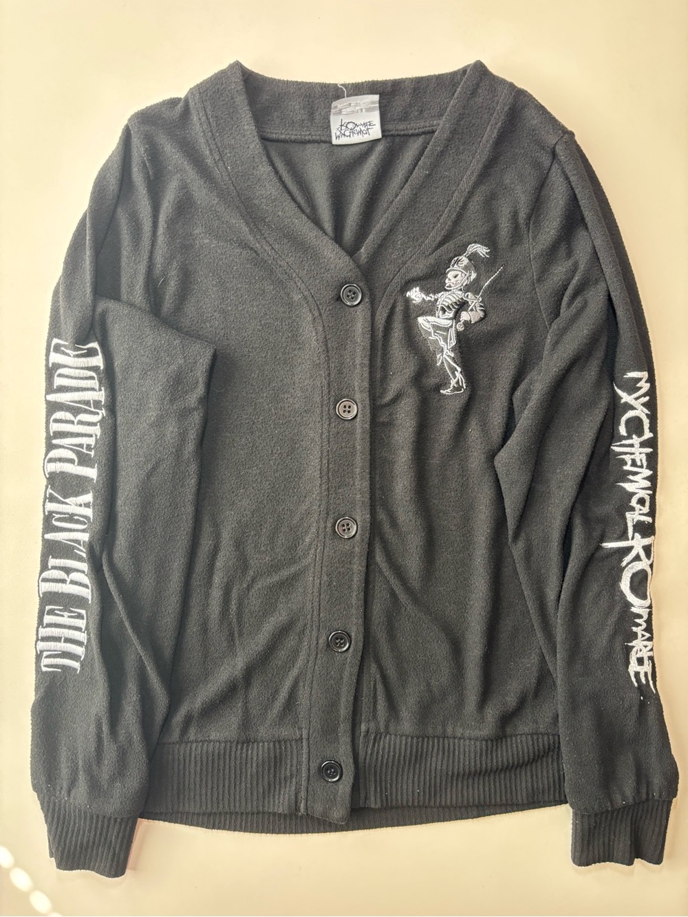 Hot topic my chemical romance the black parade cardigan band long sleeve
